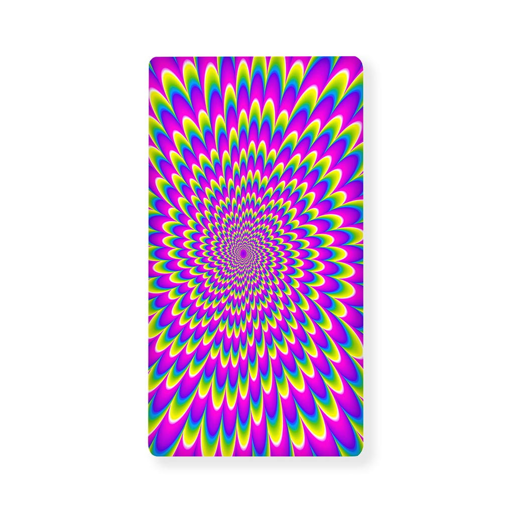 Green Wave Moving Optical Illusion Baby Crib Sheet
