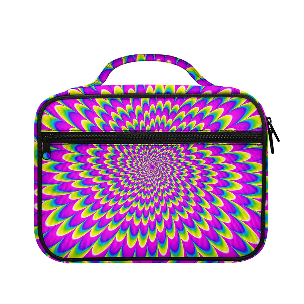 Green Wave Moving Optical Illusion Briefcase Bible Bag