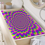 Green Wave Moving Optical Illusion Changing Pad Cover