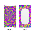 Green Wave Moving Optical Illusion Changing Pad Cover