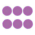 Green Wave Moving Optical Illusion Coaster Set