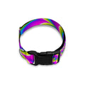 Green Wave Moving Optical Illusion Dog Collar