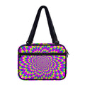 Green Wave Moving Optical Illusion Double Strap Bible Bag