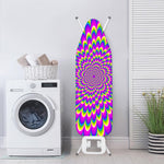 Green Wave Moving Optical Illusion Ironing Board Cover