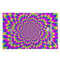 Green Wave Moving Optical Illusion Placemat