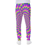 Green Wave Moving Optical Illusion Scuba Joggers