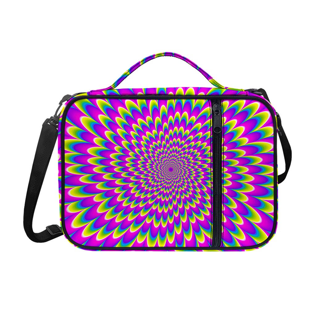 Green Wave Moving Optical Illusion Shoulder Strap Bible Bag