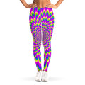 Green Wave Moving Optical Illusion Women's Leggings