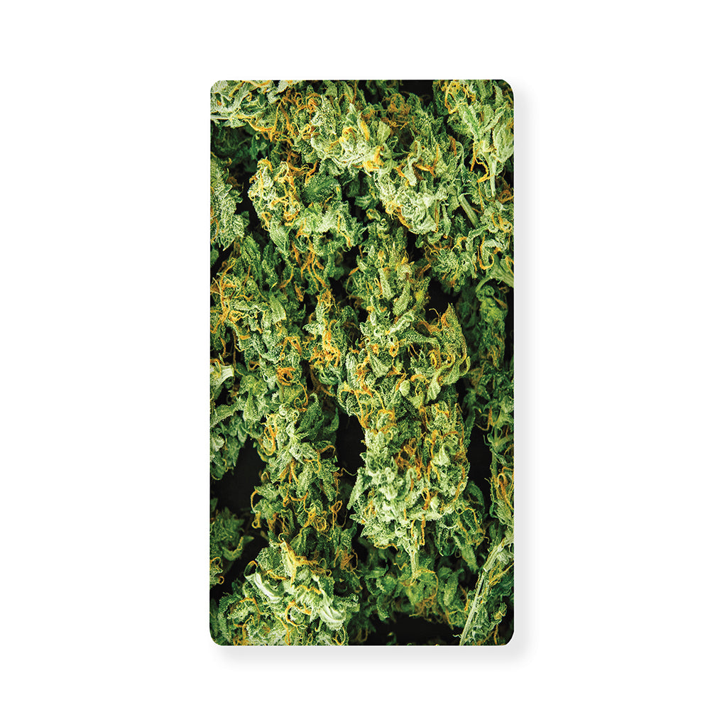Green Weed Print Baby Crib Sheet