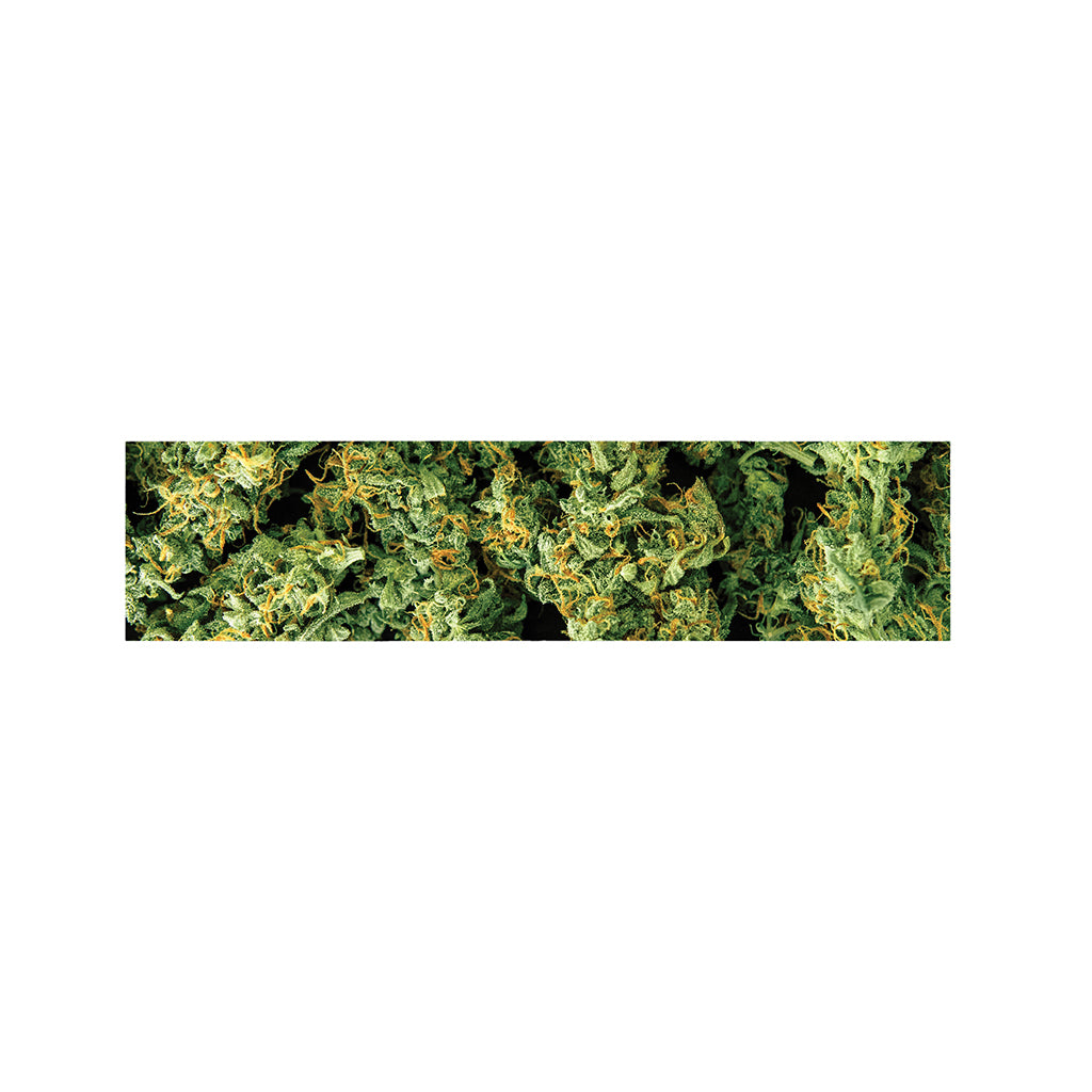 Green Weed Print Bed Runner