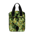 Green Weed Print Bible Tote Bag
