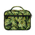 Green Weed Print Briefcase Bible Bag