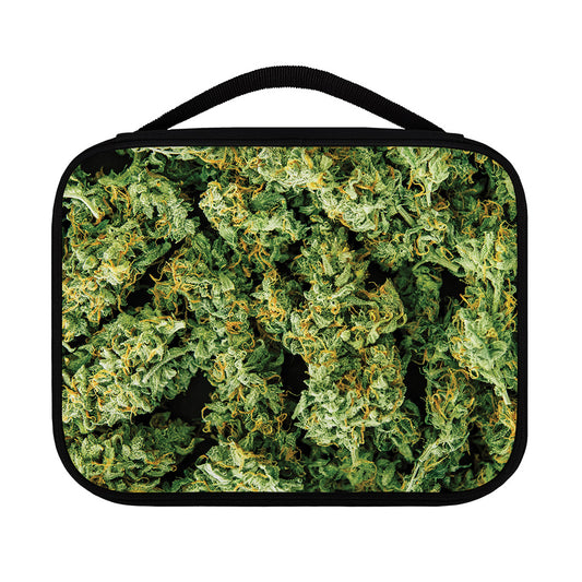 Green Weed Print Classic Bible Case