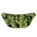 Green Weed Print Fanny Pack