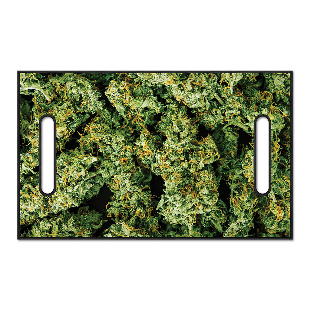 Green Weed Print Golf Cart Seat Cover