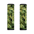 Green Weed Print Handle Covers