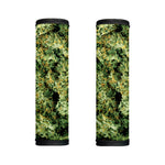 Green Weed Print Handle Covers