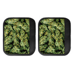 Green Weed Print Handle Covers