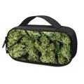 Green Weed Print Portable Cooler Travel Case