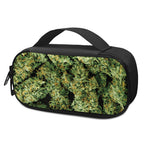 Green Weed Print Insulin Cooler Travel Case