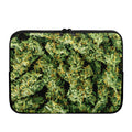 Green Weed Print Laptop Sleeve