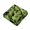 Green Weed Print Outdoor Seat Cushion Cover