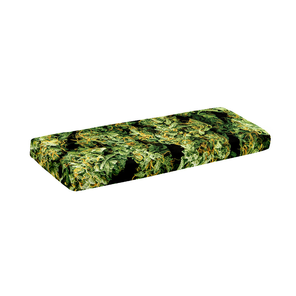 Green Weed Print Piano Keyboard Cover