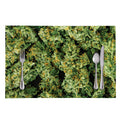 Green Weed Print Placemat