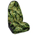 Green Weed Print Waterproof Car Seat Cover