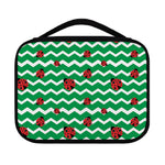 Green Zigzag Ladybird Pattern Print Classic Bible Case