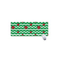 Green Zigzag Ladybird Pattern Print Extended Mouse Pad