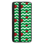 Green Zigzag Ladybird Pattern Print Refrigerator Handle Covers