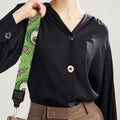 Green Zombie Pattern Print Bag Strap