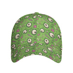Green Zombie Pattern Print Baseball Cap