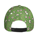 Green Zombie Pattern Print Baseball Cap
