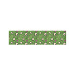 Green Zombie Pattern Print Bed Runner