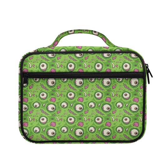 Green Zombie Pattern Print Briefcase Bible Bag