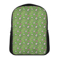 Green Zombie Pattern Print Casual Backpack