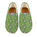 Green Zombie Pattern Print Casual Shoes