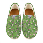 Green Zombie Pattern Print Casual Shoes