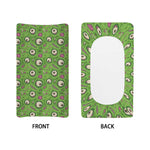 Green Zombie Pattern Print Changing Pad Cover