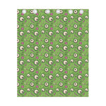 Green Zombie Pattern Print Curtain