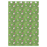 Green Zombie Pattern Print Curtain