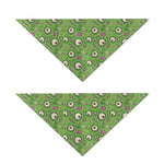Green Zombie Pattern Print Dog Bandana