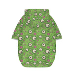 Green Zombie Pattern Print Dog Zip Up Hoodie