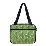 Green Zombie Pattern Print Double Strap Bible Bag