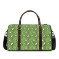 Green Zombie Pattern Print Duffel Bag