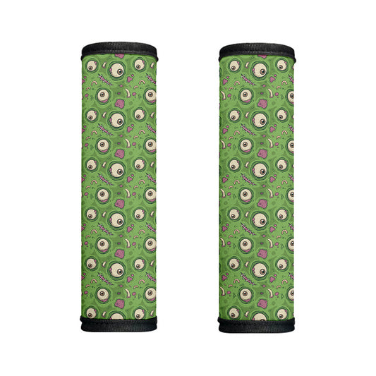 Green Zombie Pattern Print Handle Covers