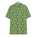 Green Zombie Pattern Print Hawaiian Shirt