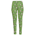 Green Zombie Pattern Print High-Waisted Pocket Leggings